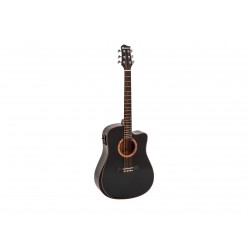 DIMAVERY ASW-60 Grande Westernguitar, black